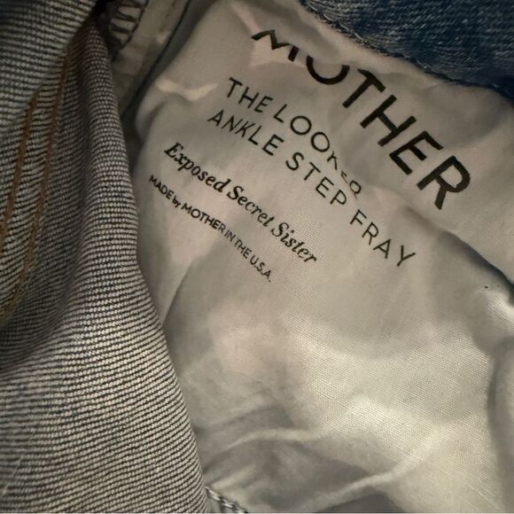 Mother The Looker Ankle Step Fray in Exposed Secret Sister - Picture 6 of 9